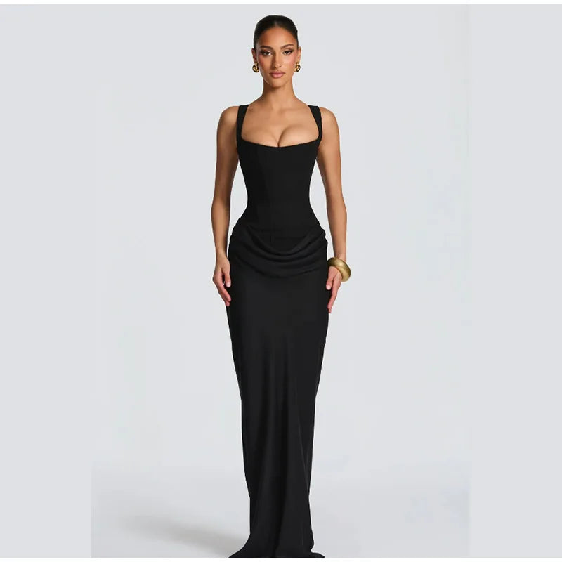 Vestido Largo Silueta Favorecedora para Mujer