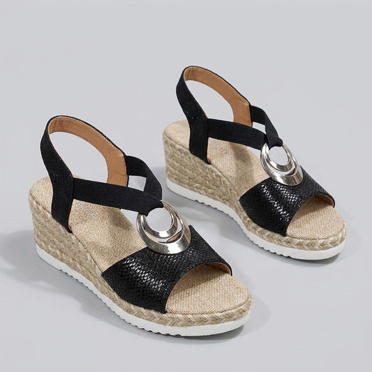 Sandalias Confortables Ergonómicas con Tacón Cuña