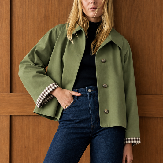 Chaqueta Mila en verde militar