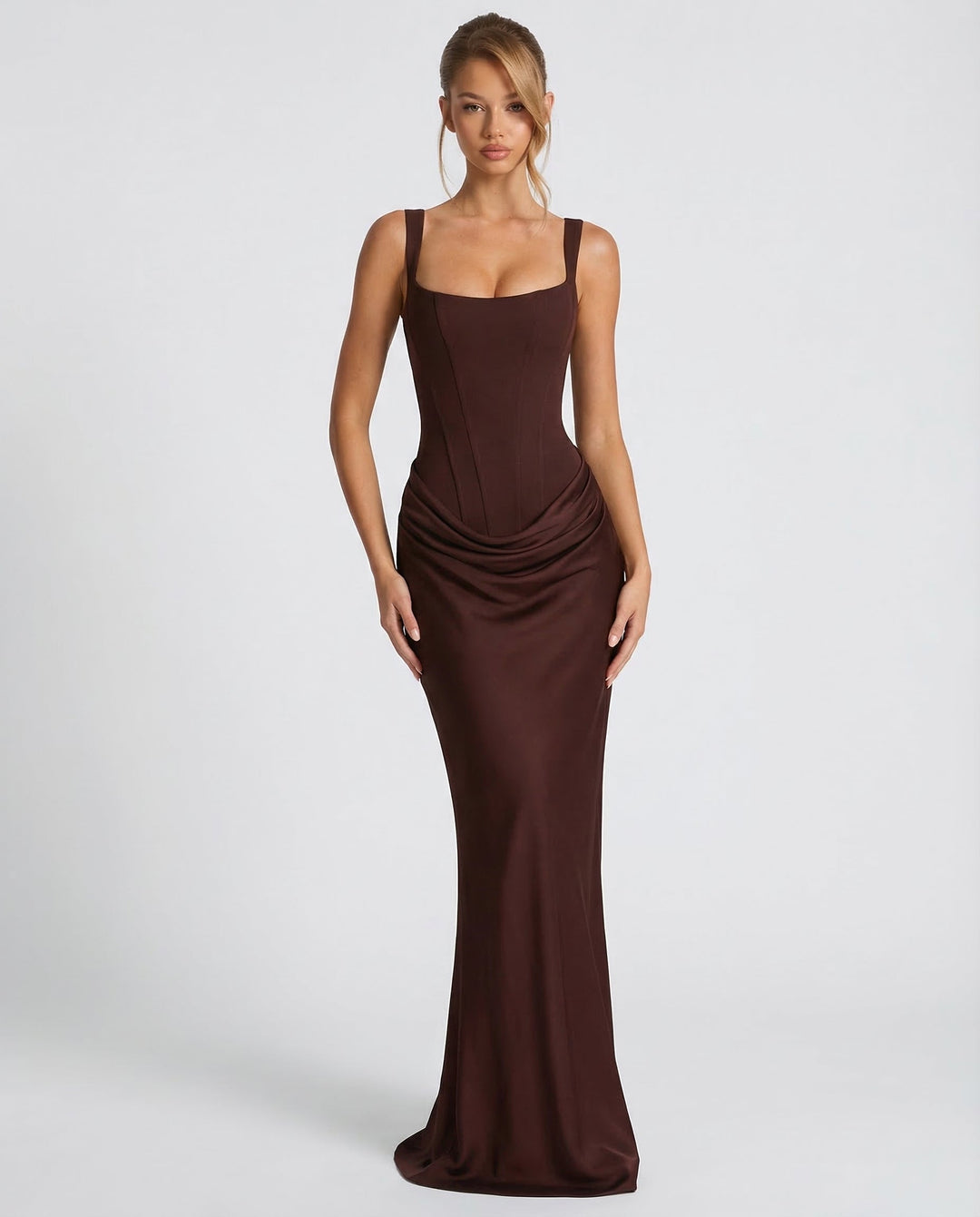 Vestido Largo Silueta Favorecedora para Mujer