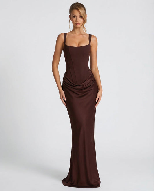 Vestido Largo Silueta Favorecedora para Mujer