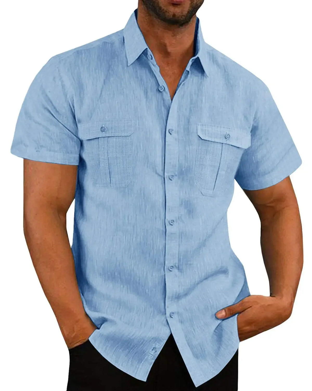 Camisa Lino Casual