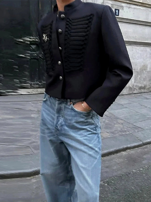 Chaqueta Estructurada con Botones Joya