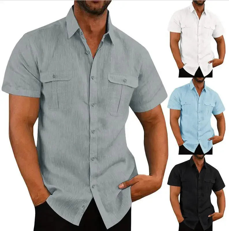 Camisa Lino Casual