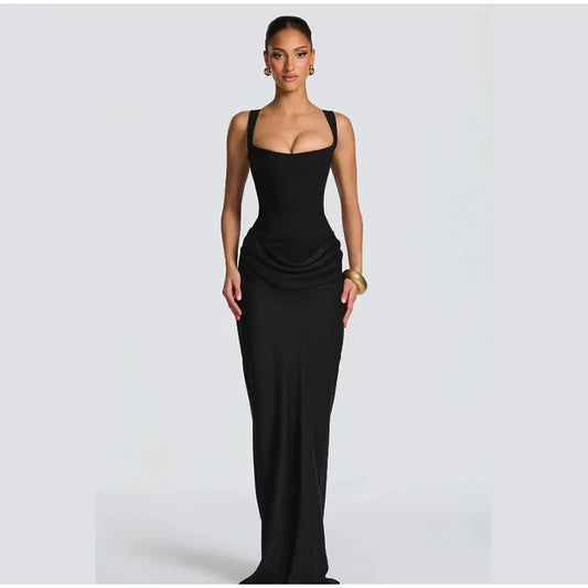 Vestido Largo Silueta Favorecedora para Mujer