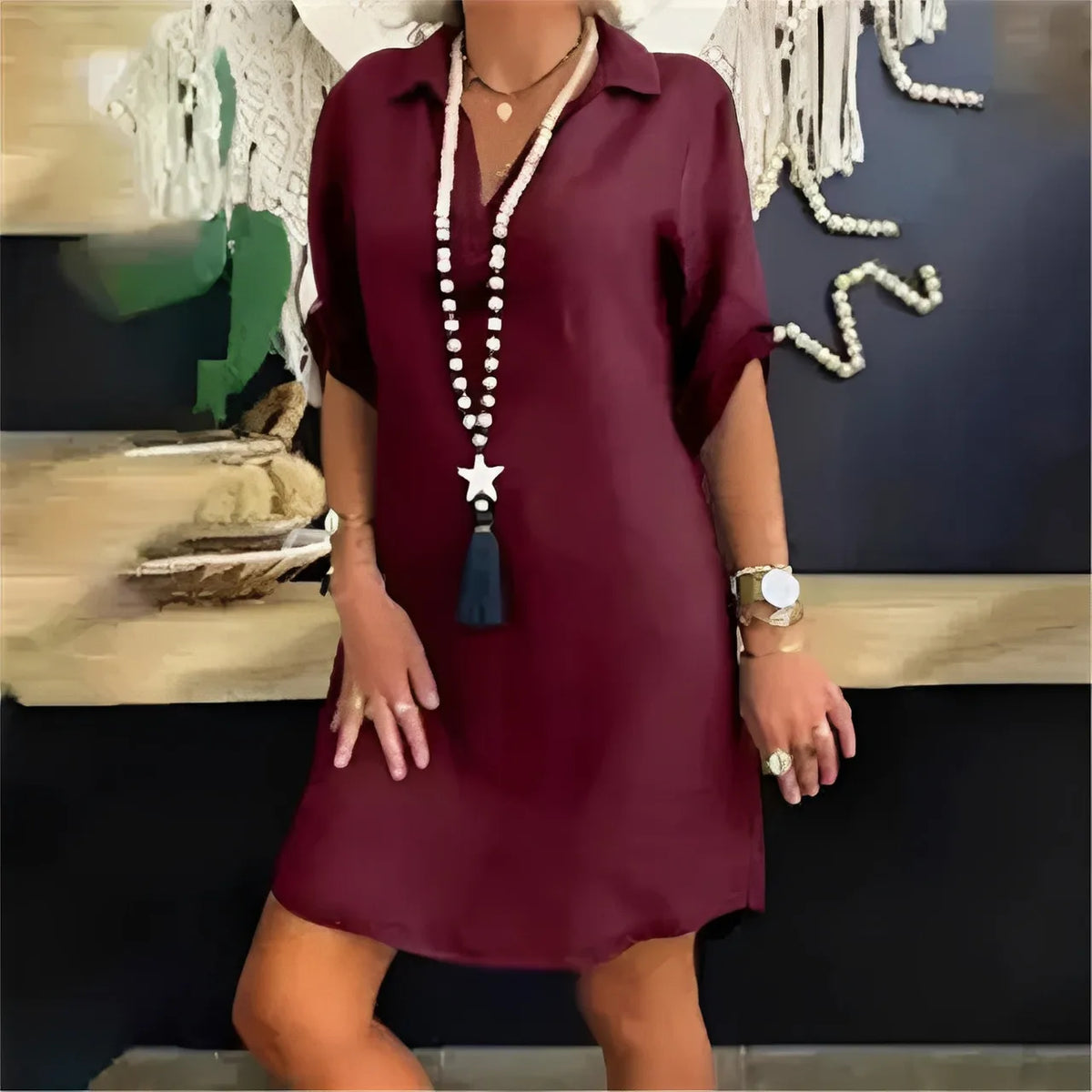 Vestido midi floral