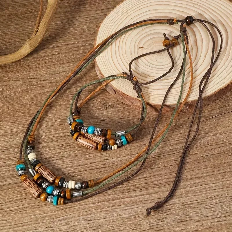 Set Áurea Collar y Pulsera