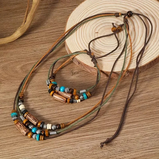 Set Áurea Collar y Pulsera