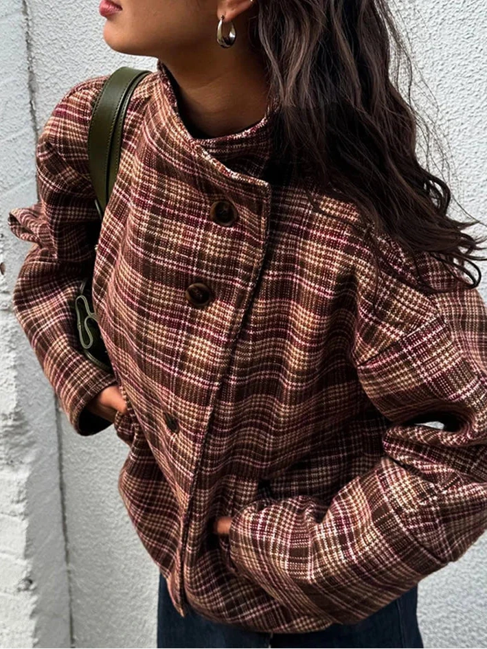 Chaqueta de cuadros
